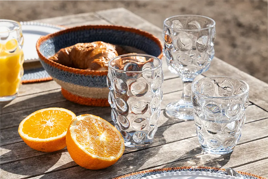 Glasserie Bolla und Brotkorb Kaiso Glasserie Bolla und Brotkorb Kaiso